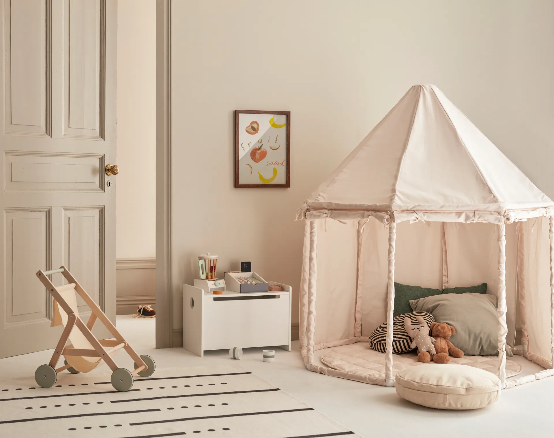 Kid's Base paviljongtält, Naturvit Kid's Concept