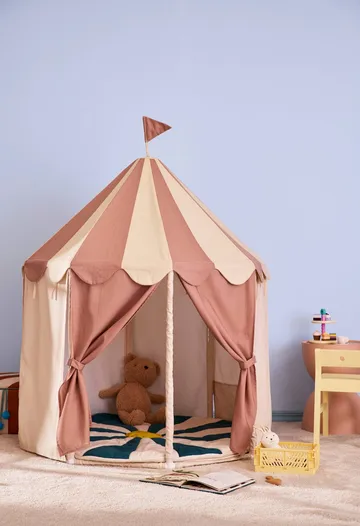 Kid's Base paviljongtält - Rand brun - Kid's Concept
