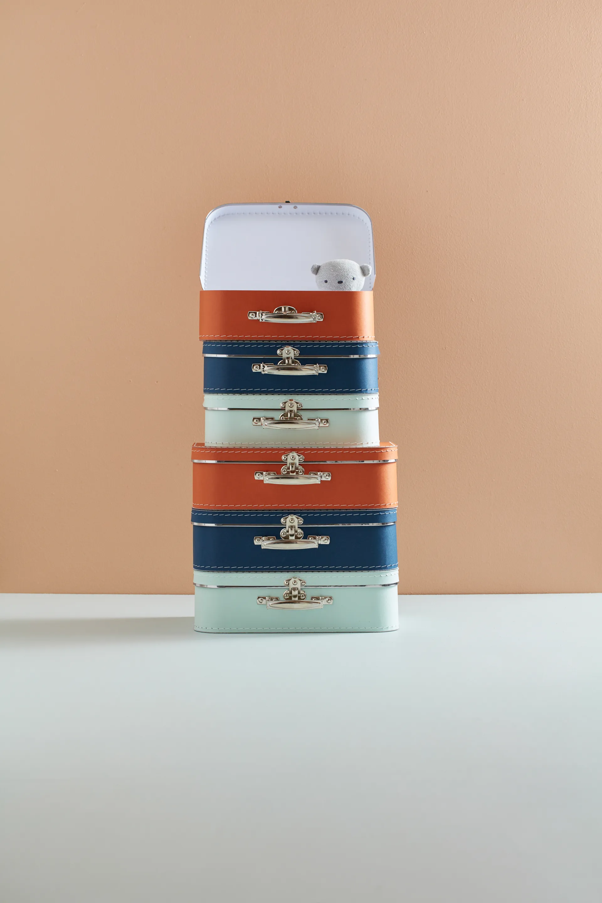 Kid's Base resväska 2 delar, Grön Kid's Concept