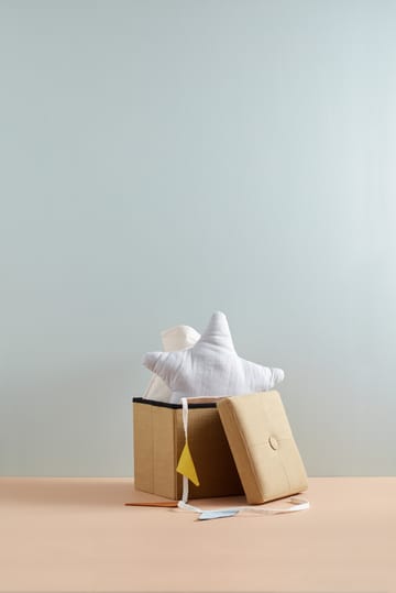 Kid's Base sittpuff med förvaring - Gul - Kid's Concept