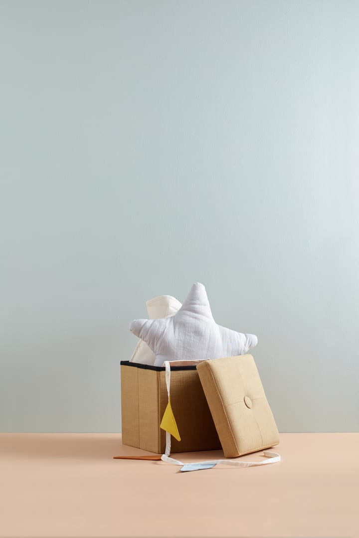 Kid's Base sittpuff med förvaring, Gul Kid's Concept