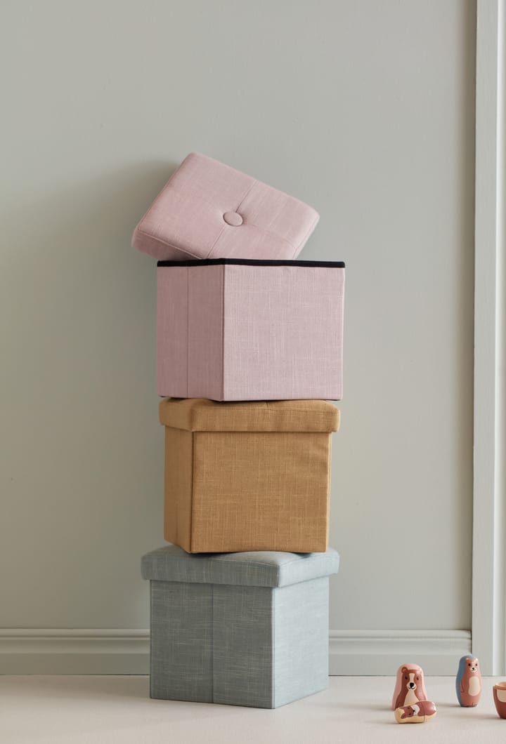 Kid's Base sittpuff med förvaring, Gul Kid's Concept
