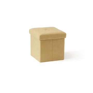 Kid's Base sittpuff med förvaring - Gul - Kid's Concept