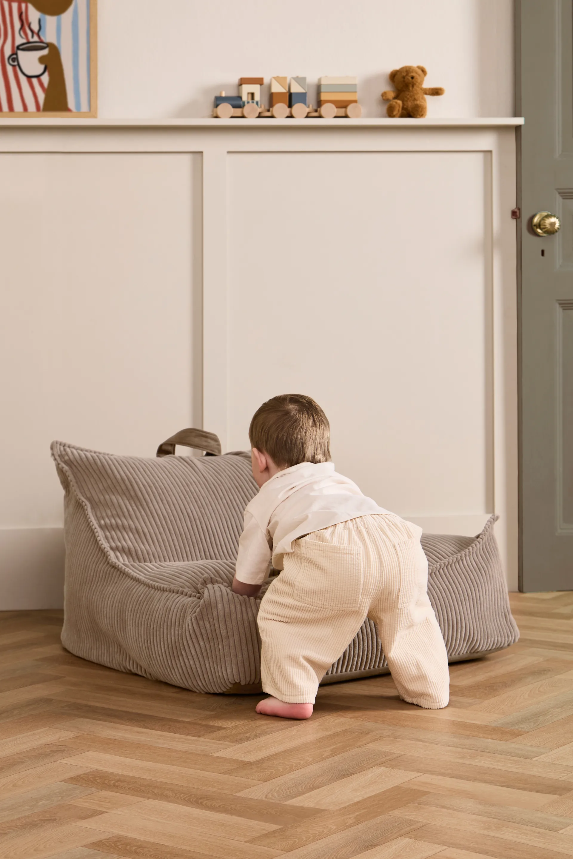 Kid's Base sittsäck, Brun Kid's Concept