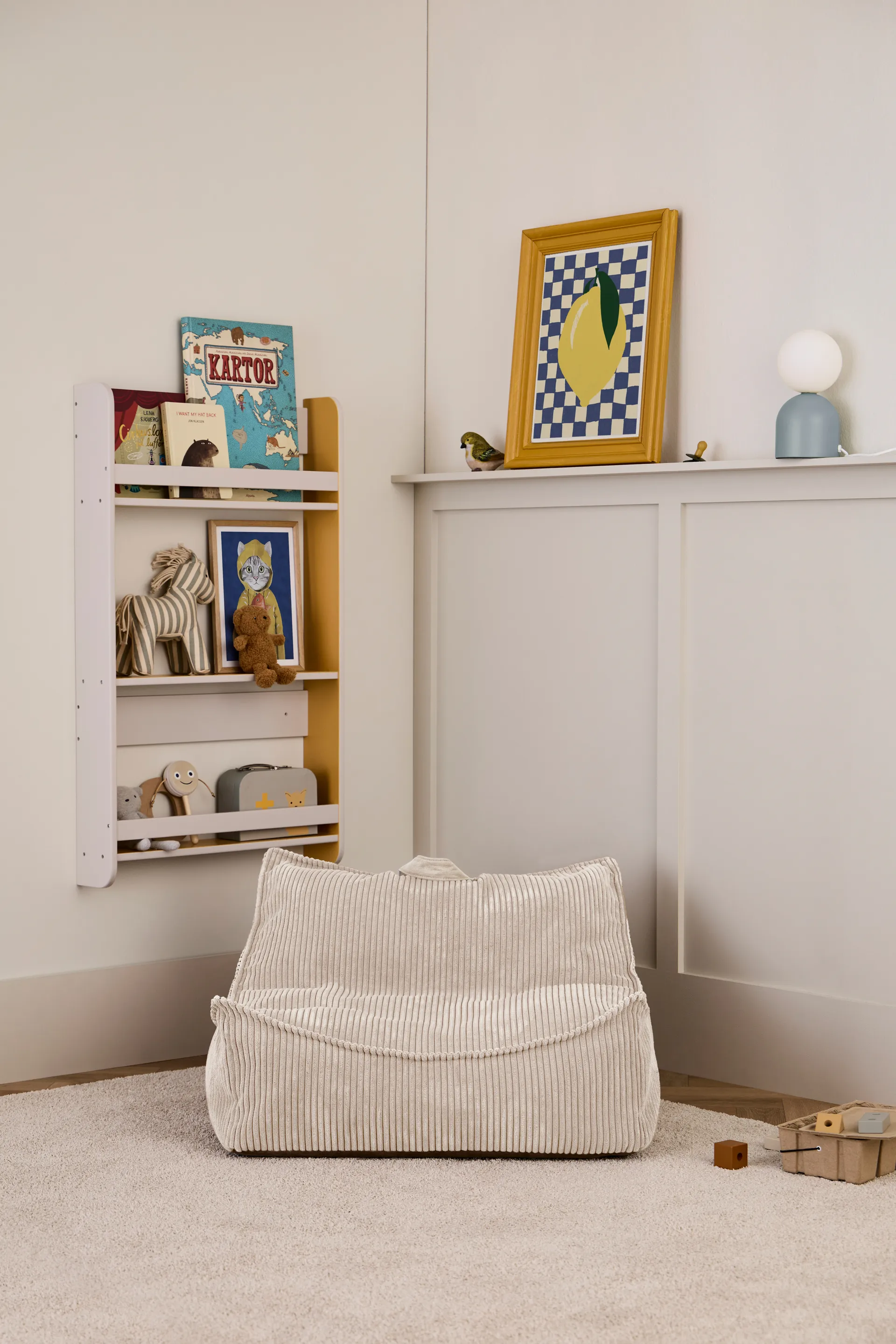 Kid's Base sittsäck, Naturvit Kid's Concept