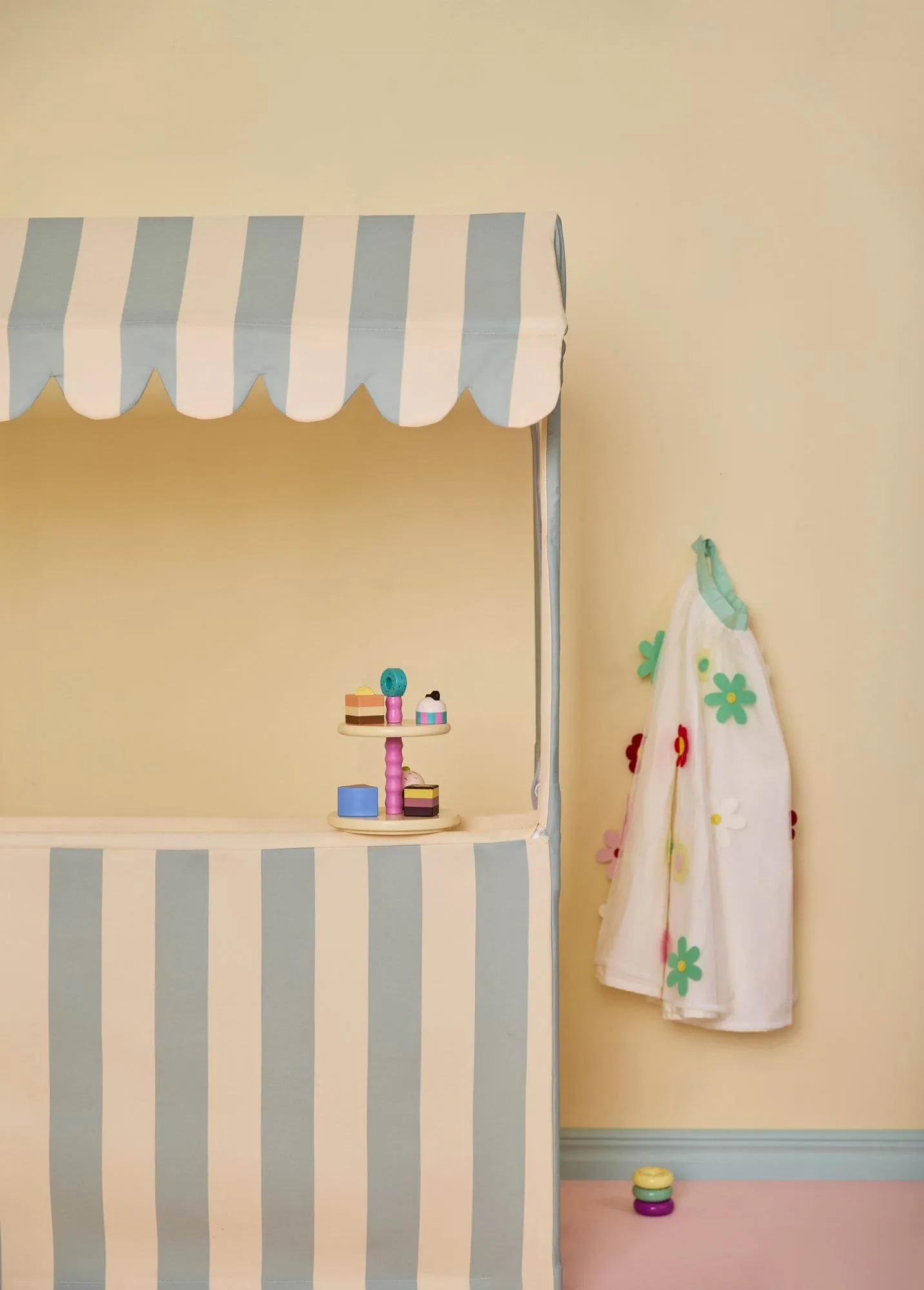 Kid's Concept marknadsstånd, Grönblå Kid's Concept