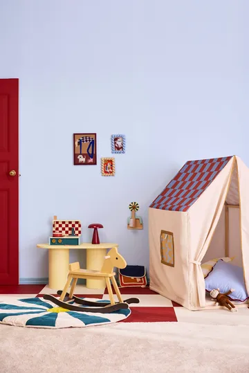 Lekhustält, 110x80x124 cm - Duvblå ruta - Kid's Concept