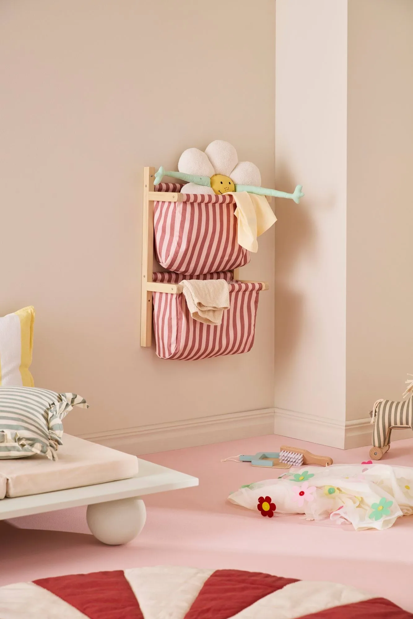 Påshylla rand, Brunrosa, 40x19x60 cm Kid's Concept
