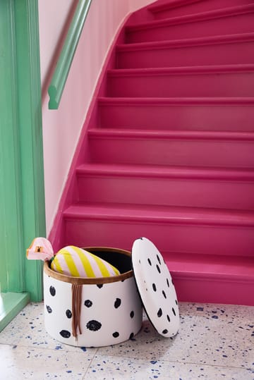 Pippi puff med förvaring Ø40x30,5 cm - Multi - Kid's Concept