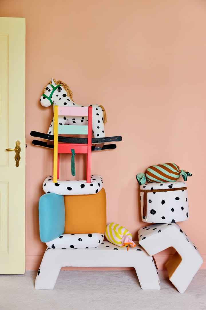 Pippi puff med förvaring Ø40x30,5 cm, Multi Kid's Concept