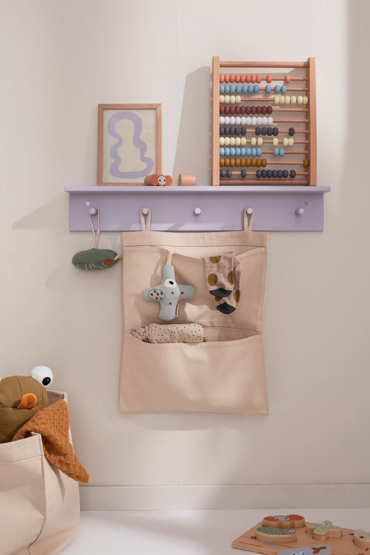 Star hylla med krokar, Lila Kid's Concept