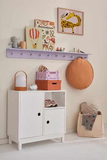 Star hylla med krokar - Lila - Kid's Concept