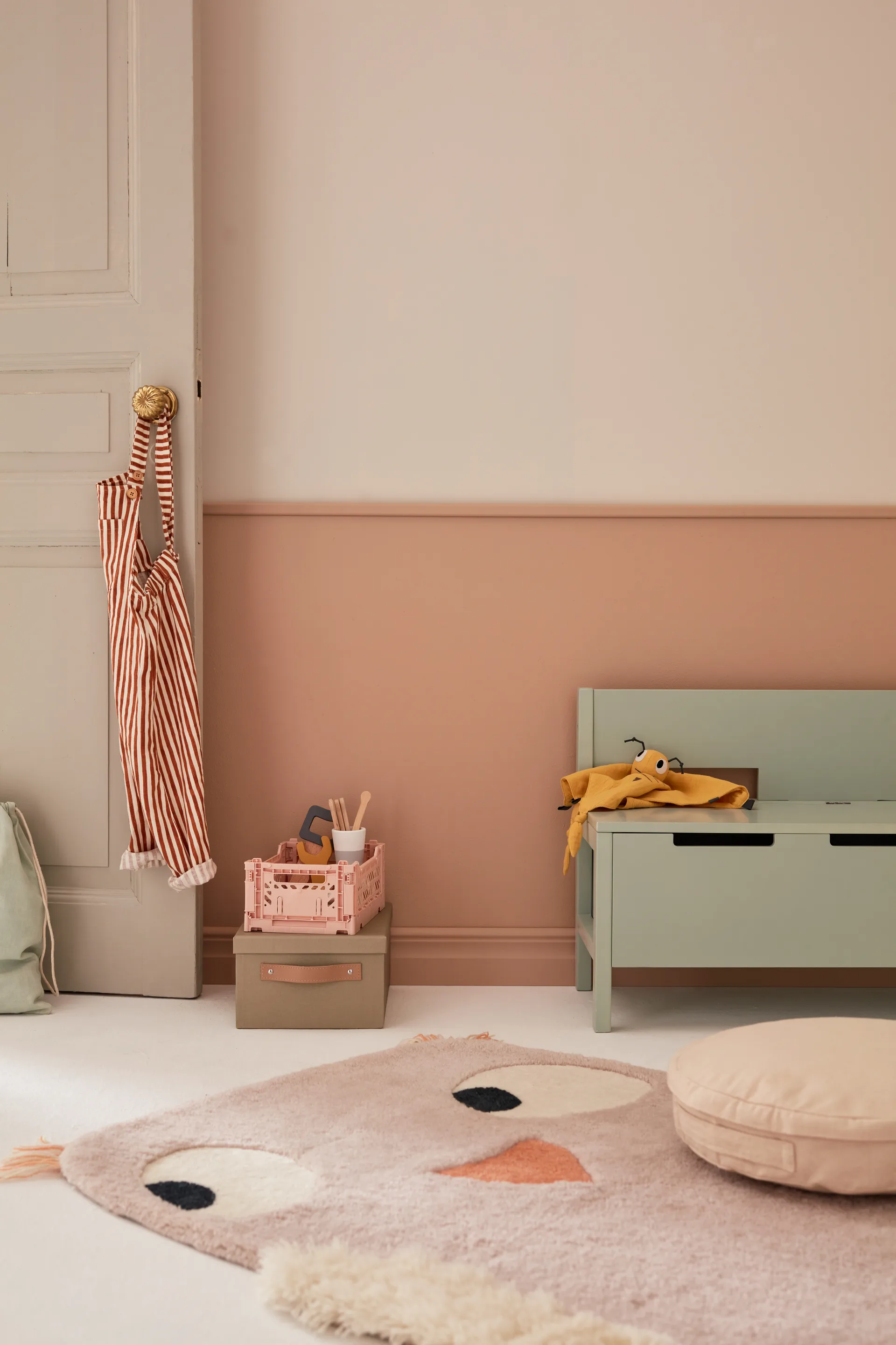 Star soffa med förvaring, Ljusgrön Kid's Concept