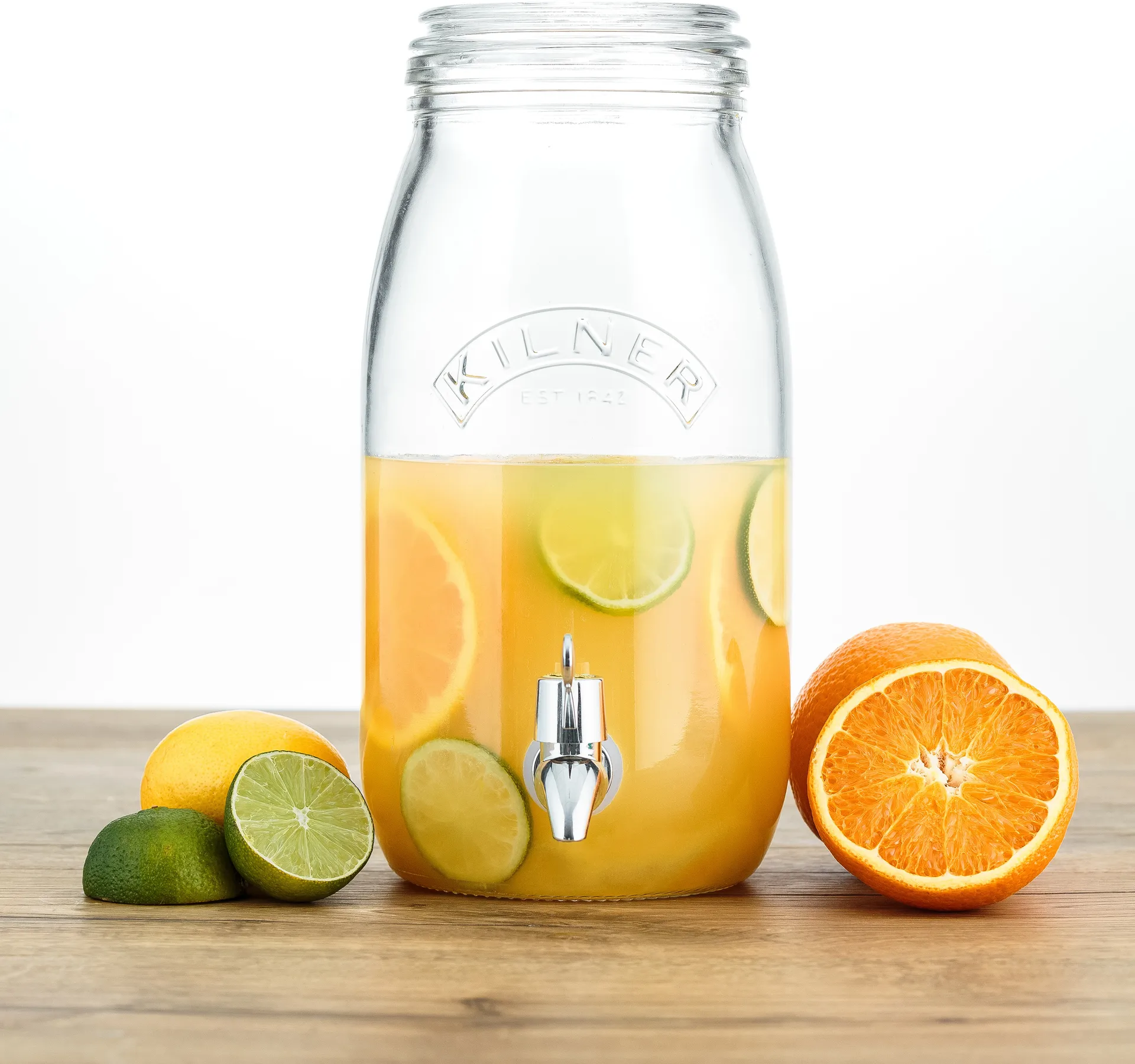 Kilner dryckesdispenser med tappkran, Klar, 3 L Kilner