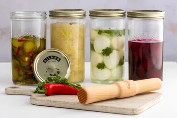 Kilner fermenteringsstöt - Ljust trä - Kilner