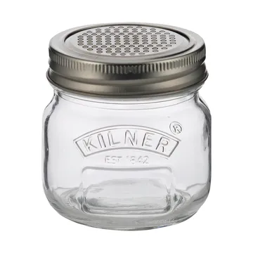 Kilner förvaringsburk med rivlock - Silver-klar, 250 ml - Kilner