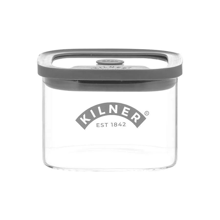Kilner FRESH förvaringsburk, Klar-grå, 0,5 L Kilner