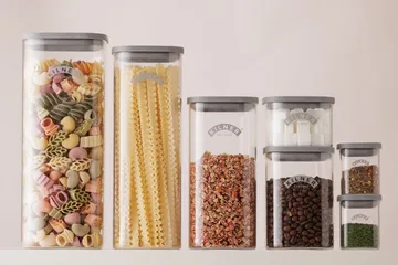 Kilner FRESH förvaringsburk - Klar-grå, 0,5 L - Kilner