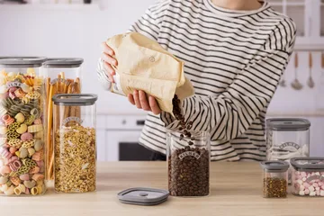 Kilner FRESH förvaringsburk - Klar-grå, 1 L - Kilner