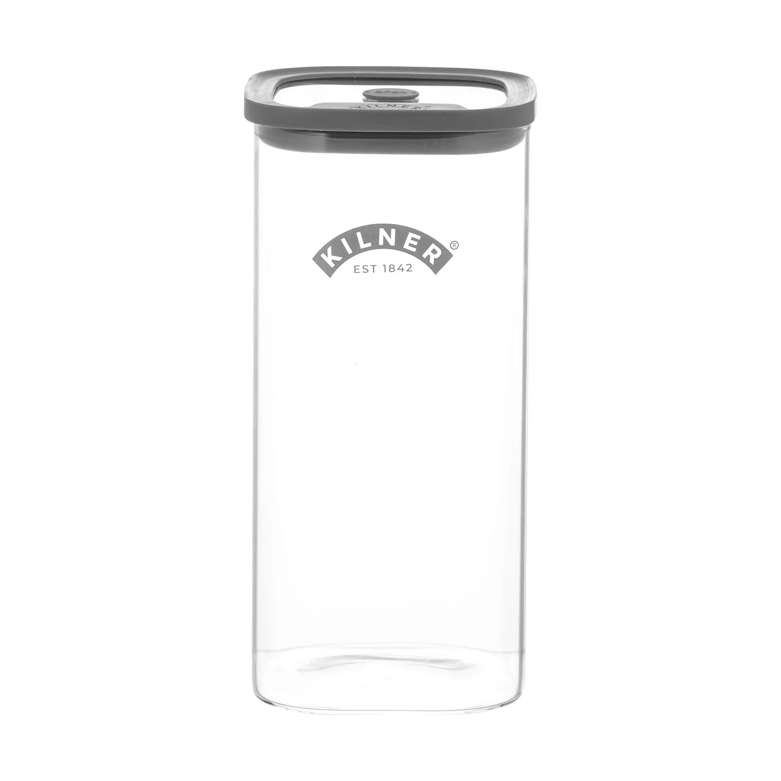 Kilner FRESH förvaringsburk, Klar-grå, 1,5 L Kilner
