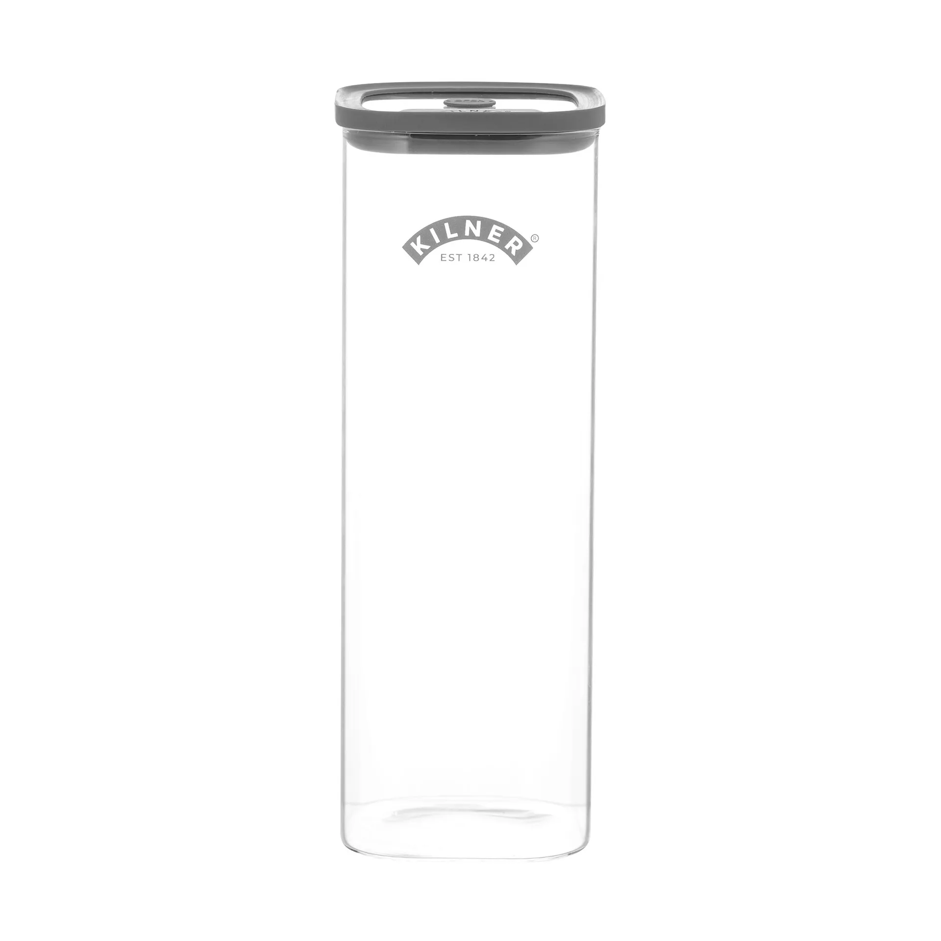 Kilner FRESH förvaringsburk, Klar-grå, 2 L Kilner