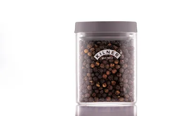 Kilner FRESH kryddburk fyrkantig - Klar-grå, 160 ml - Kilner