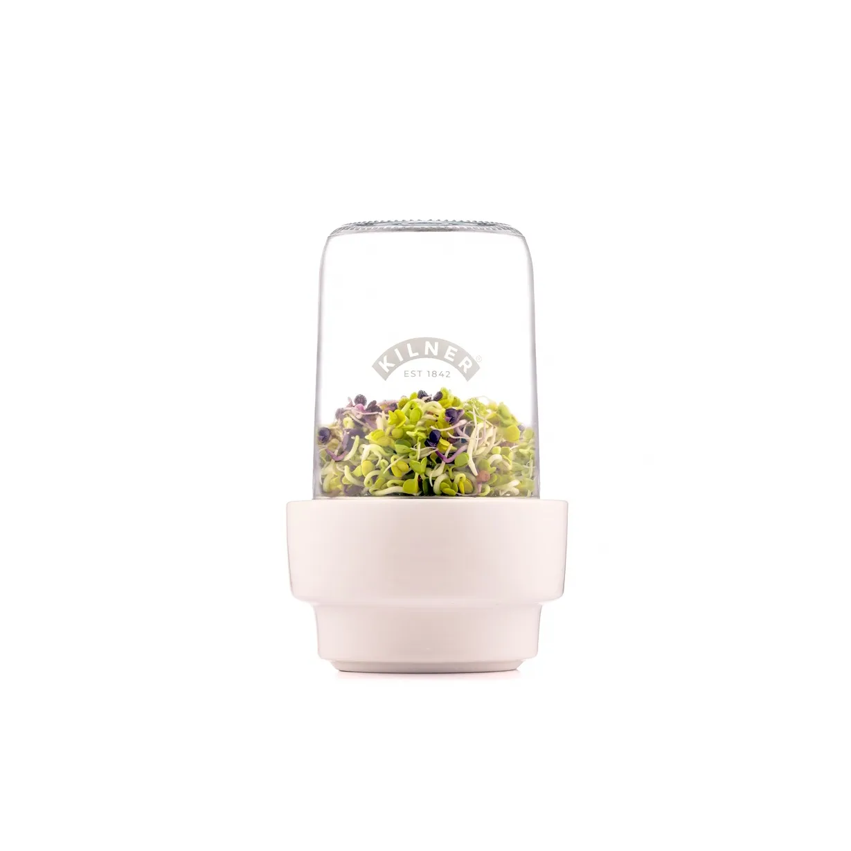 Kilner groddningsset, Klar-vit, 500 ml Kilner