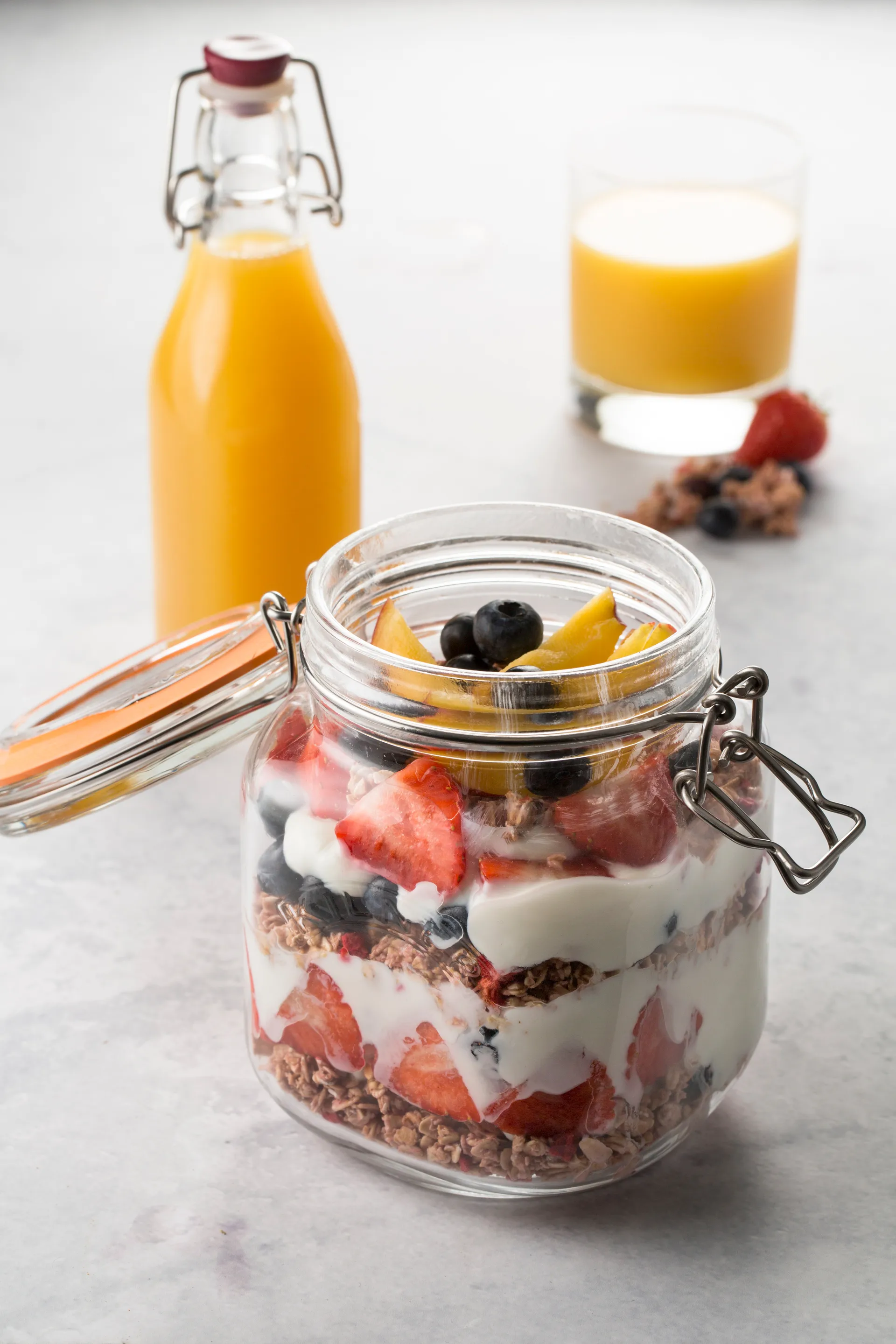 Kilner konservburk fyrkantig med bygel, Klar, 1 L Kilner