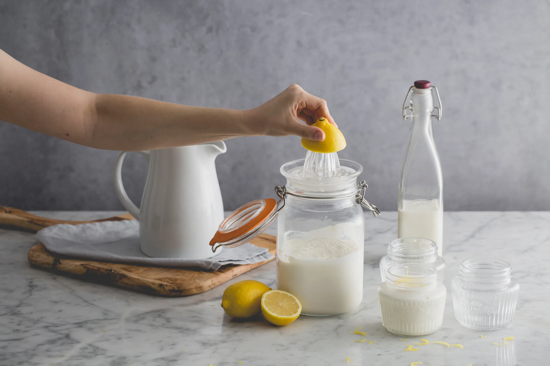 Kilner konservburk fyrkantig med bygel, Klar, 1,5 L Kilner