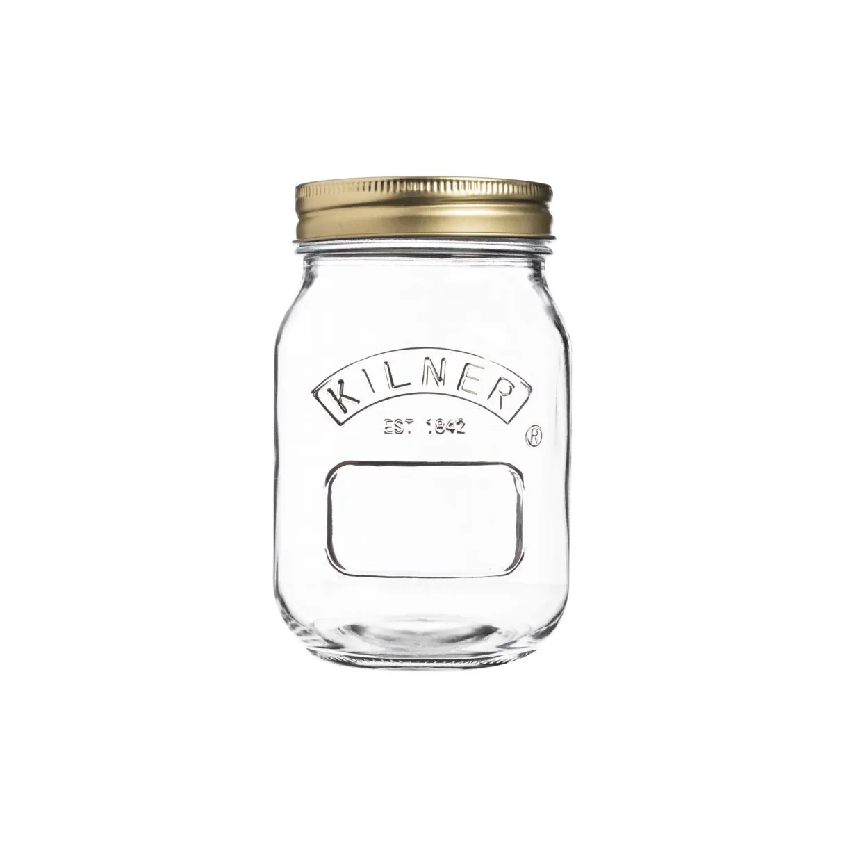 Kilner konservburk rund, Klar-guld, 0,5 L Kilner