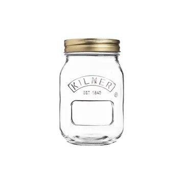 Kilner konservburk rund - Klar-guld, 0,5 L - Kilner