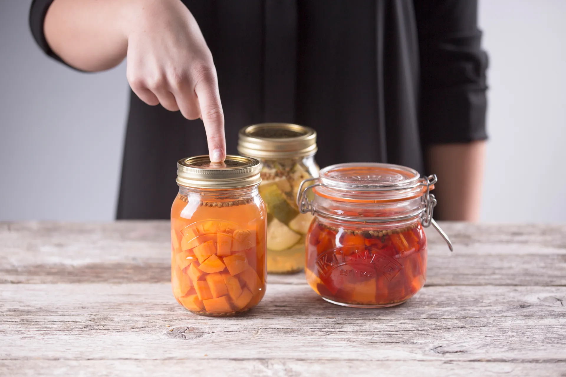Kilner konservburk rund, Klar-guld, 0,5 L Kilner