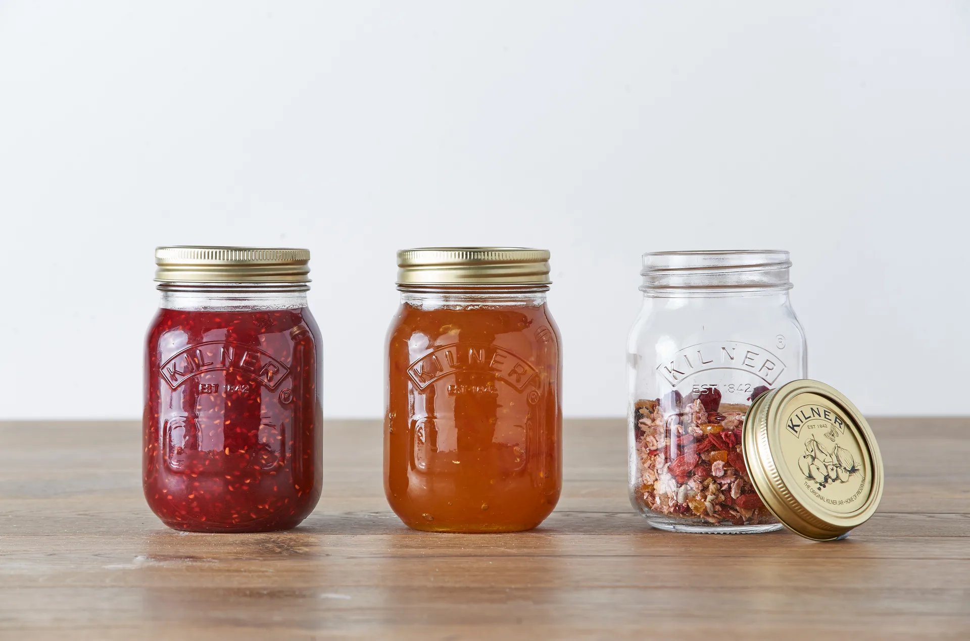 Kilner konservburk rund, Klar-guld, 0,5 L Kilner