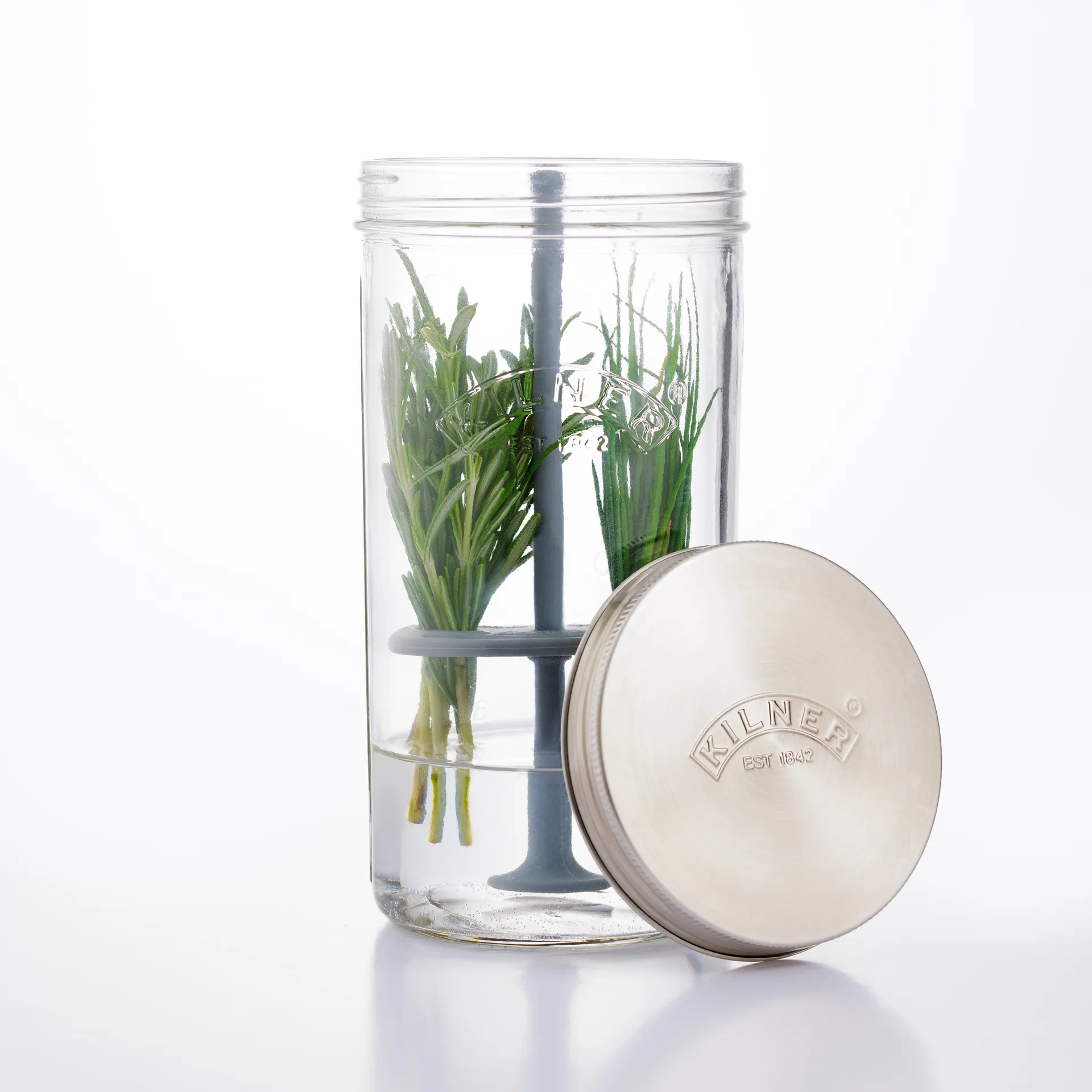 Kilner örtförvaring, Klar Kilner