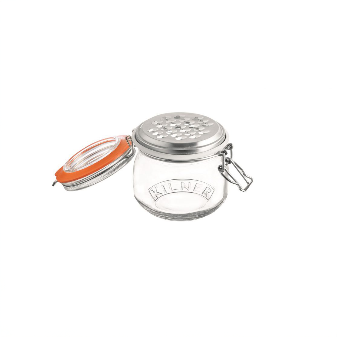 Kilner rivjärn med burk 0,5 l | Skandinavisk Design | Rivjärn & Mandoliner | Transparent