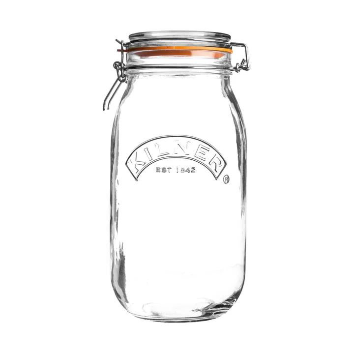 Kilner rund burk med bygel - Klar, 3 L - Kilner