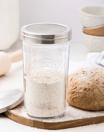 Kilner siktburk set - Klar-rostfritt stål, 0,5 L - Kilner