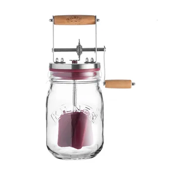 Kilner smörkärnare - Klar-röd, 1 L - Kilner