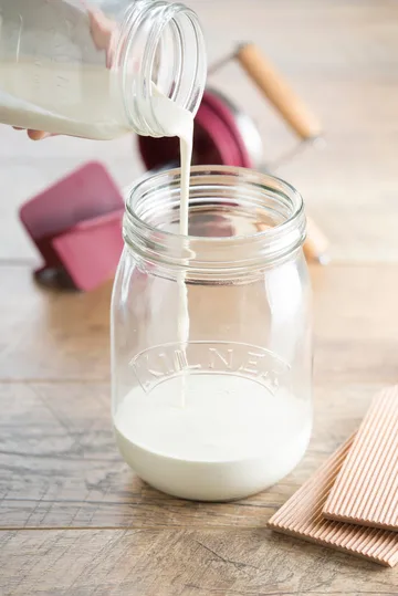 Kilner smörkärnare - Klar-röd, 1 L - Kilner