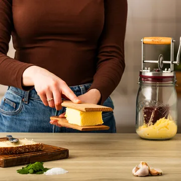 Kilner smörspade - Ljust trä, 2-pack - Kilner