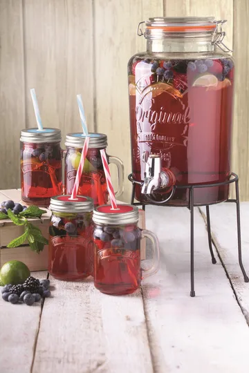 Kilner ställning för dryckesdispenser - Svart - Kilner