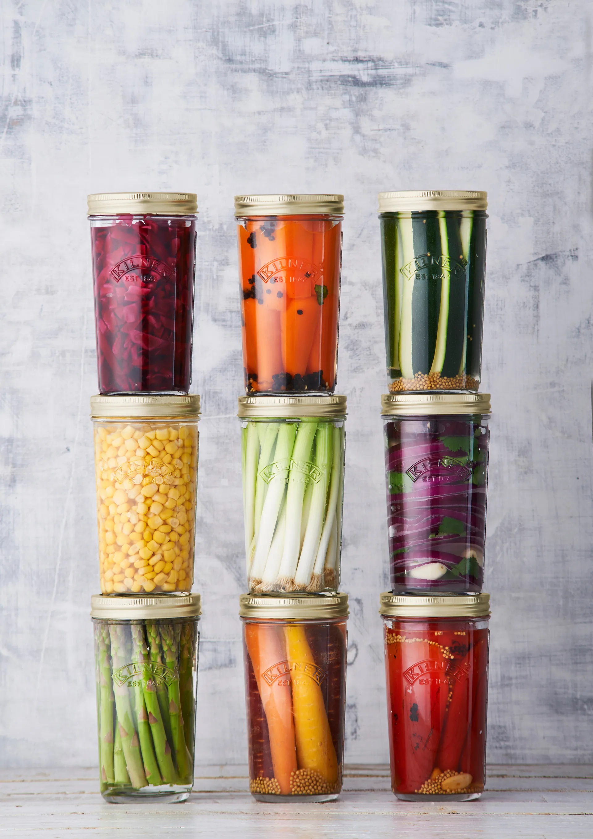 Kilner WIDE konservburk, Klar-guld, 0,5 L Kilner