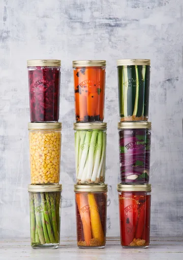 Kilner WIDE konservburk - Klar-guld, 0,5 L - Kilner