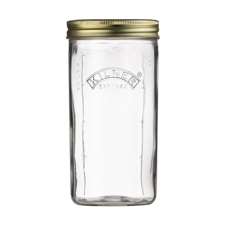 Kilner WIDE konservburk - Klar-guld, 1 L - Kilner