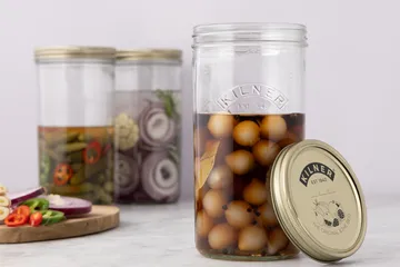 Kilner WIDE konservburk - Klar-guld, 1 L - Kilner