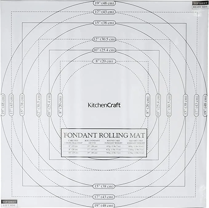 Kitchen Craft Glasyrmatta 2 -pack Plast | Skandinavisk Design | Övriga bakredskap | Transparent