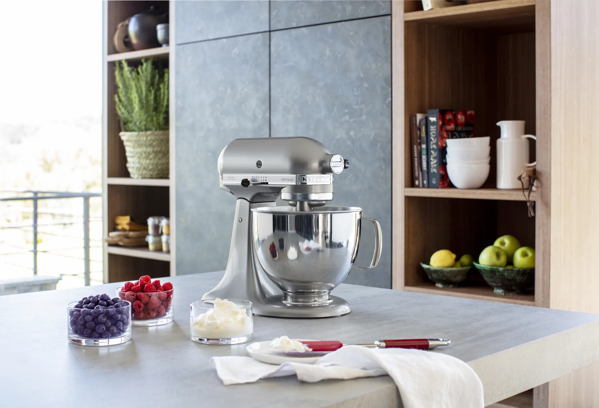 Artisan 5KSM125 köksmaskin 4,8 L, Contour silver KitchenAid