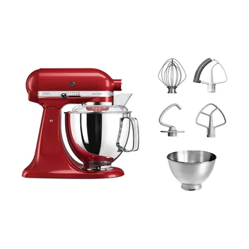 Artisan 5KSM175 köksmaskin med extra tillbehör 4,8 L - Empire red - KitchenAid