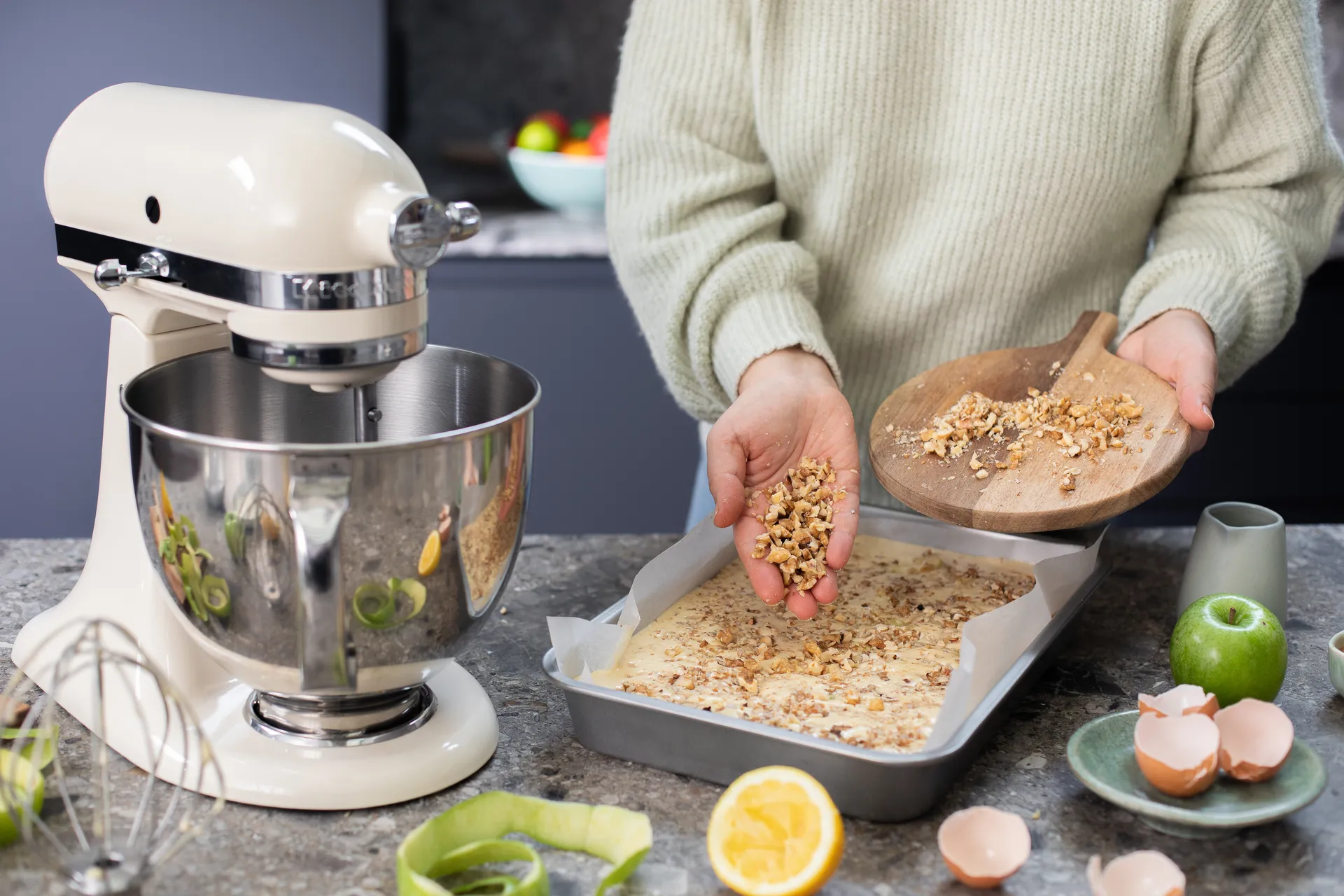 Artisan 5KSM185 köksmaskin premium 4,8 L, Almond cream KitchenAid