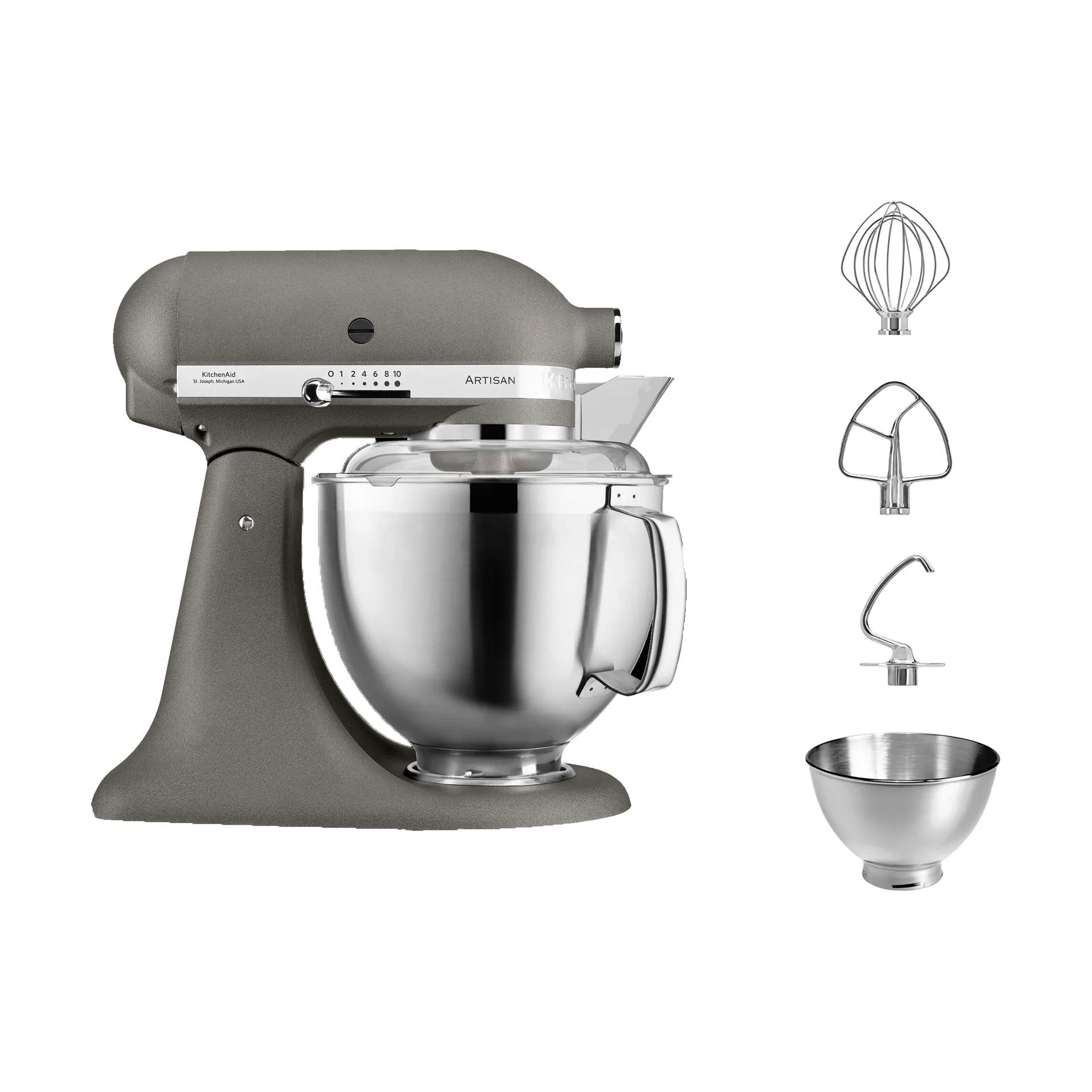Artisan 5KSM185 köksmaskin premium 4,8 L, Imperial grey KitchenAid